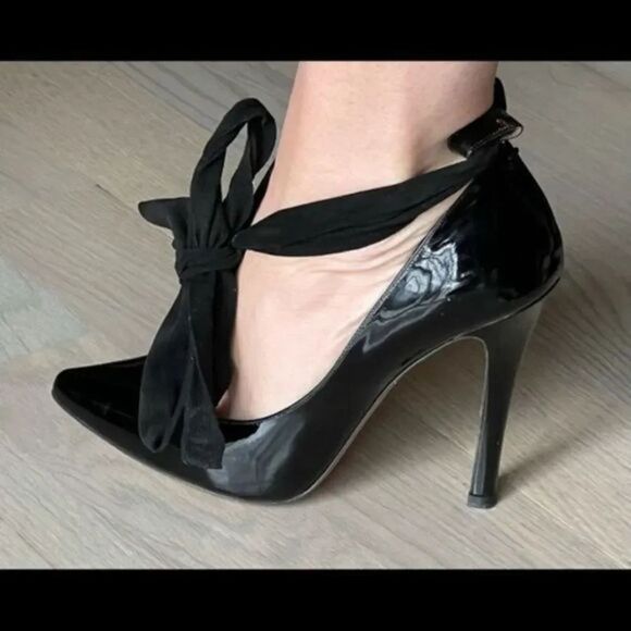 Chloe Shoes - Chloe Patent Leather High Heels Black